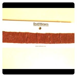 3/$15 NWT Ruff Hewn beaded choker